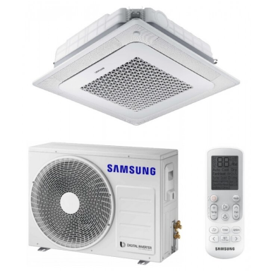SAMSUNG BEVĖJĖS 4-KRYPTĖS 7.1/8.0KW KASETĖS (HEE) KOMPLEKTAS (VIENFAZIS ĮRENGINYS); KOMPLEKTUOJAMAS SU APDAILA IR DISTANCINIU PULTELIU. SAMSUNG BEVĖJĖS 4-KRYPTĖS 7.1/8.0KW KASETĖS (HEE) KOMPLEKTAS (VIENFAZIS ĮRENGINYS); KOMPLEKTUOJAMAS SU APDAILA IR DISTANCINIU PULTELIU.