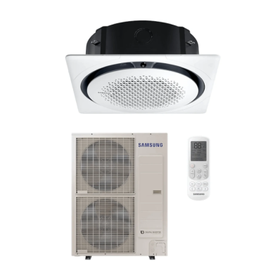 SAMSUNG 360 KASETINIO (HEE) TIPO 10.0/11.2KW ORO KONDICIONIERIAUS KOMPLEKTAS (VIENFAZIS ĮRENGINYS); KOMPLEKTUOJAMAS SU PASIRENKAMA APDAILA IR DISTANCINIU PULTELIU. SAMSUNG 360 KASETINIO (HEE) TIPO 10.0/11.2KW ORO KONDICIONIERIAUS KOMPLEKTAS (VIENFAZIS ĮRENGINYS); KOMPLEKTUOJAMAS SU PASIRENKAMA APDAILA IR DISTANCINIU PULTELIU.