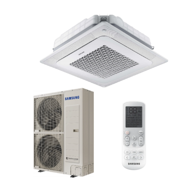 SAMSUNG BEVĖJĖS 4-KRYPTĖS 13.4/15.5KW KASETĖS KOMPLEKTAS (VIENFAZIS ĮRENGINYS); KOMPLEKTUOJAMAS SU APDAILA IR DISTANCINIU PULTELIU. SAMSUNG BEVĖJĖS 4-KRYPTĖS 13.4/15.5KW KASETĖS KOMPLEKTAS (VIENFAZIS ĮRENGINYS); KOMPLEKTUOJAMAS SU APDAILA IR DISTANCINIU PULTELIU.