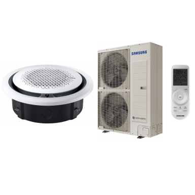 SAMSUNG 360 KASETINIO TIPO 13.4/15.5KW ORO KONDICIONIERIAUS KOMPLEKTAS (VIENFAZIS ĮRENGINYS); KOMPLEKTUOJAMAS SU PASIRENKAMA APDAILA IR DISTANCINIU PULTELIU. SAMSUNG 360 KASETINIO TIPO 13.4/15.5KW ORO KONDICIONIERIAUS KOMPLEKTAS (VIENFAZIS ĮRENGINYS); KOMPLEKTUOJAMAS SU PASIRENKAMA APDAILA IR DISTANCINIU PULTELIU.