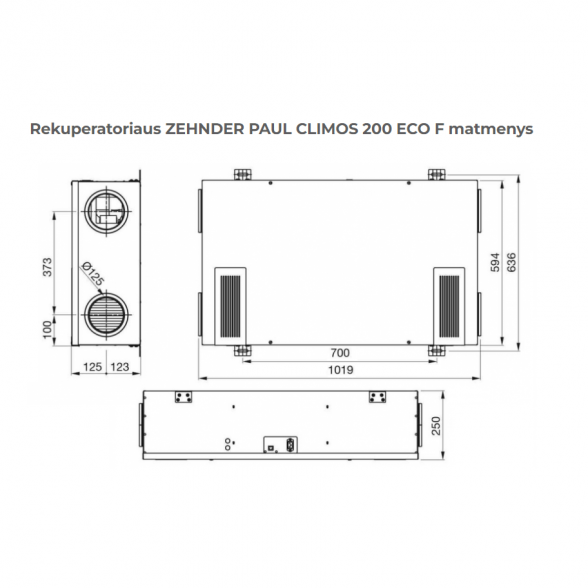 Climos F 200 Eco A right (entalpinis) rekuperatorius 4 Climos F 200 Eco A right (entalpinis) rekuperatorius 4