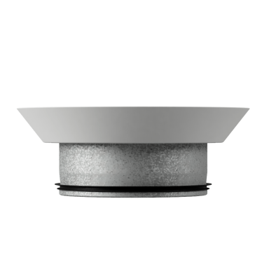 DRS 125 difuzorius įtempiamoms luboms; pajungimo diametras 125 mm, korpuso išoriniai matmenys: 201 x 201 mm.