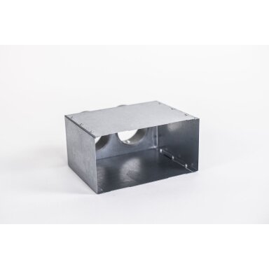 GB-200x100-2x75 grotelų pajungimo dėžutė tiesi GB-200x100-2x75 grotelų pajungimo dėžutė tiesi