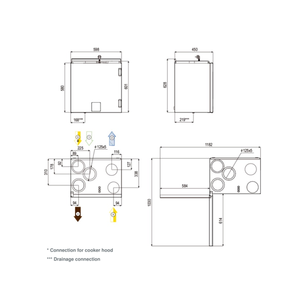 Systemair SAVE VTR 275/B R rekuperatorius 1 Systemair SAVE VTR 275/B R rekuperatorius 1
